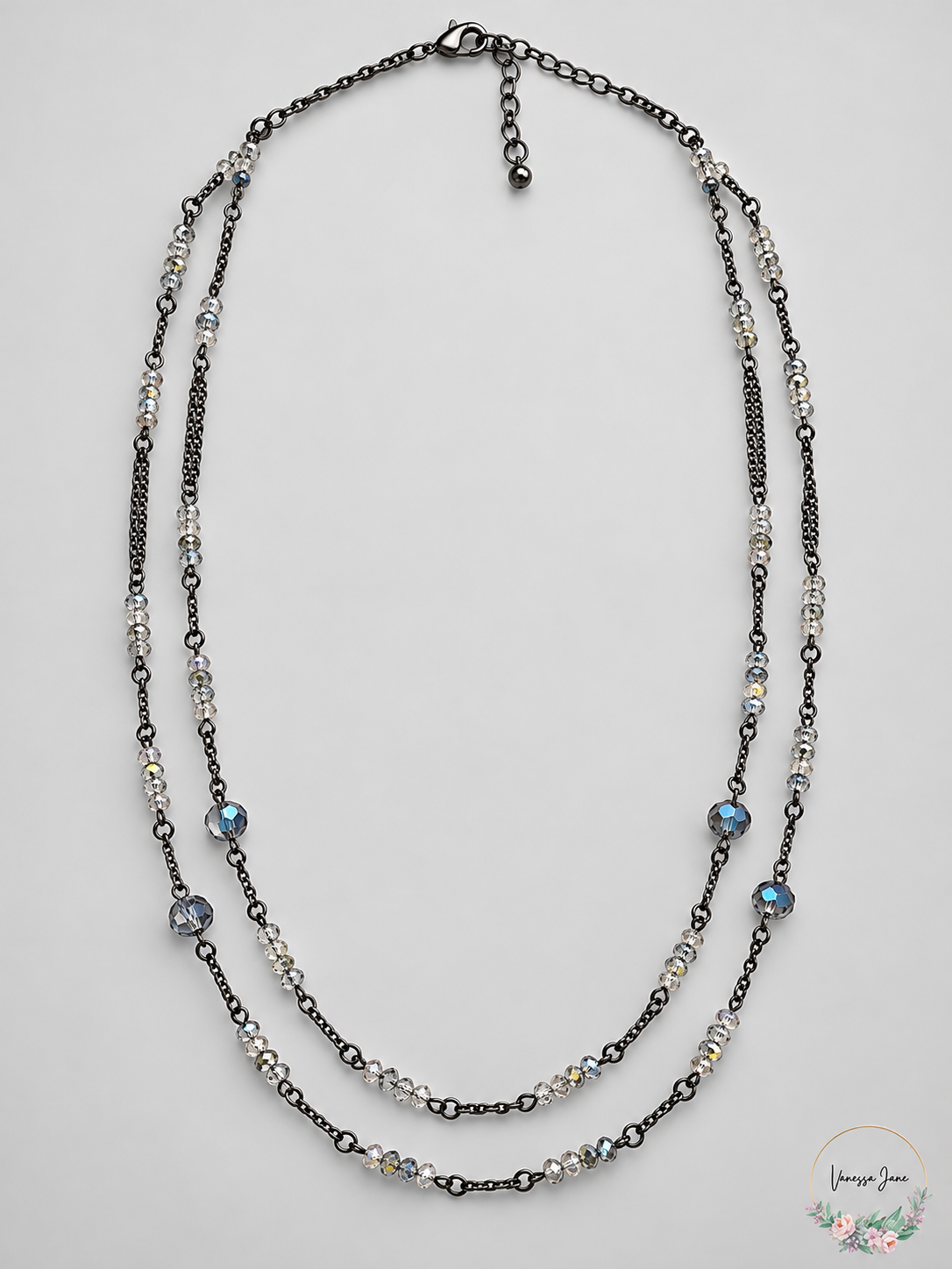 INC Hematite-Tone Beaded Multi-Strand Necklace | hematite stock | VJ20261021 32-hematite-stock