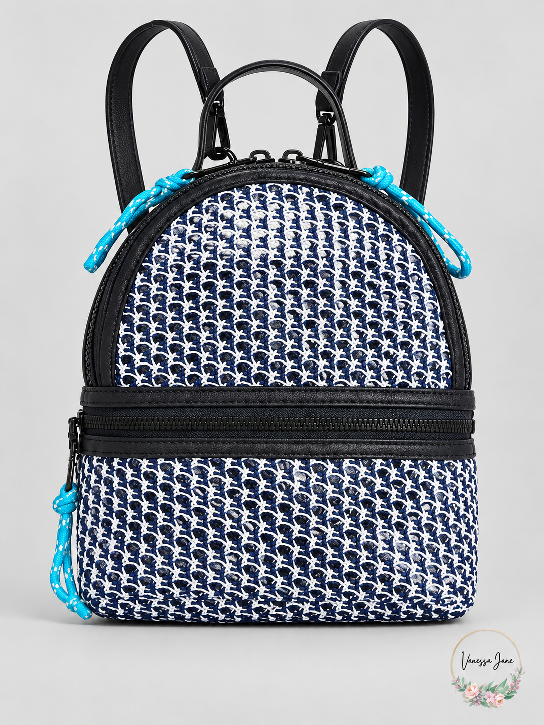Steve Madden Murray Mesh Backpack | blue stock | VJ20261021 43-blue-stock