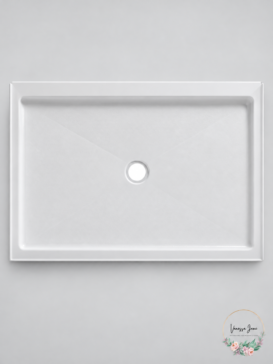 Foremost 4834C-W White Alcove Shower Base, 48 x 34 in | white stock | VJ20261021 66-white-stock