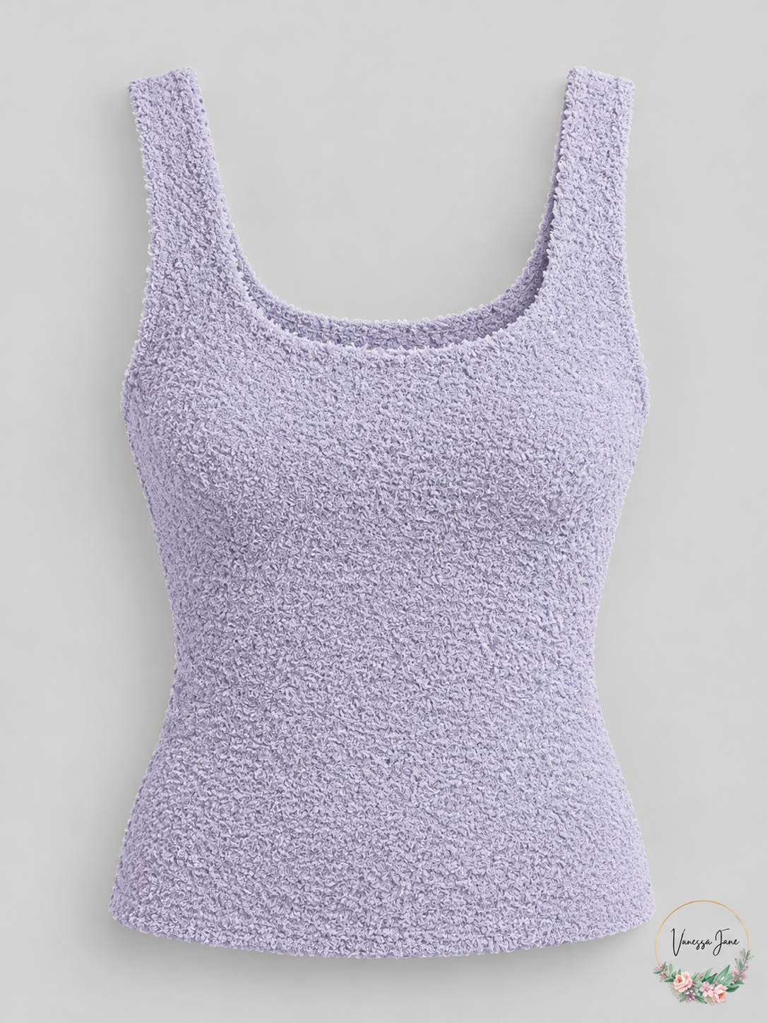 Steve Madden Women's Scoop-Neck Chenille Sleep Tank Top | lilac stock | VJ20261021 91-lilac-stock