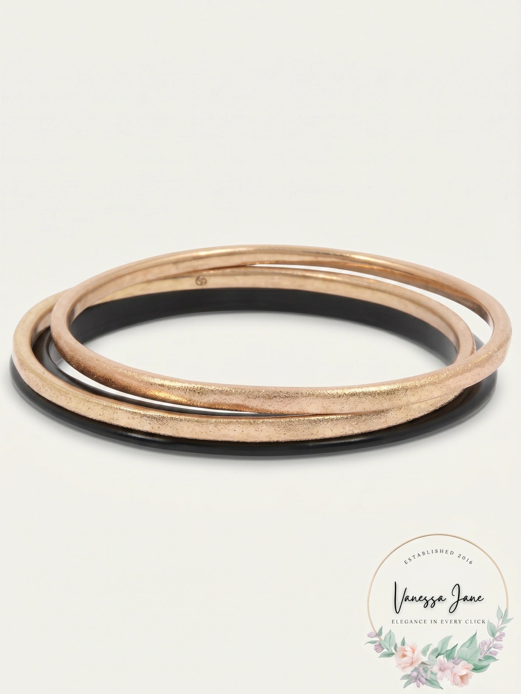 Robert Lee Morris Soho Gold-Tone 3-Pc. Set Bangle Bracelets