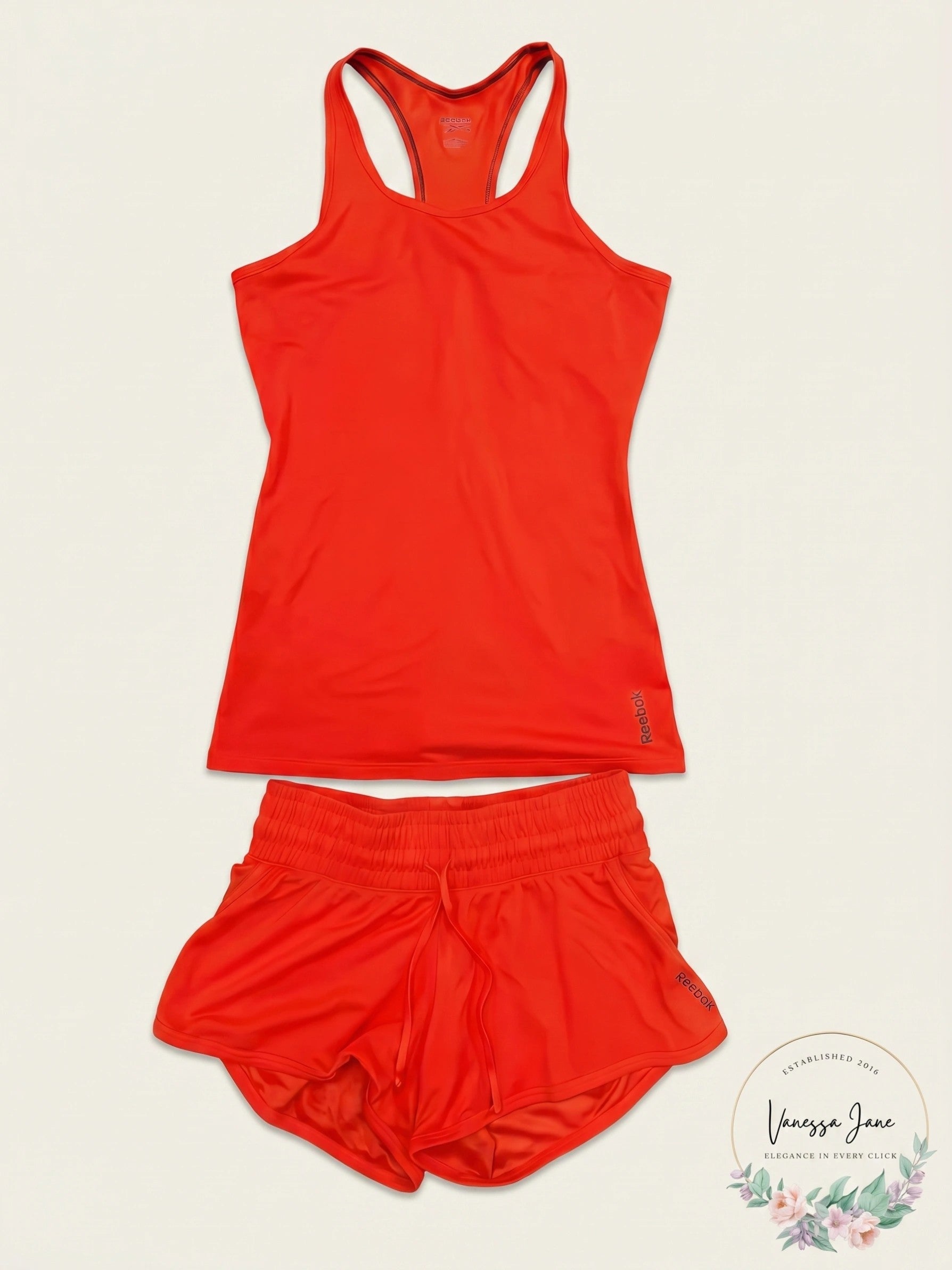 Reebok Women's 2-Piece Tank Top and Shorts Set, Size S/XS