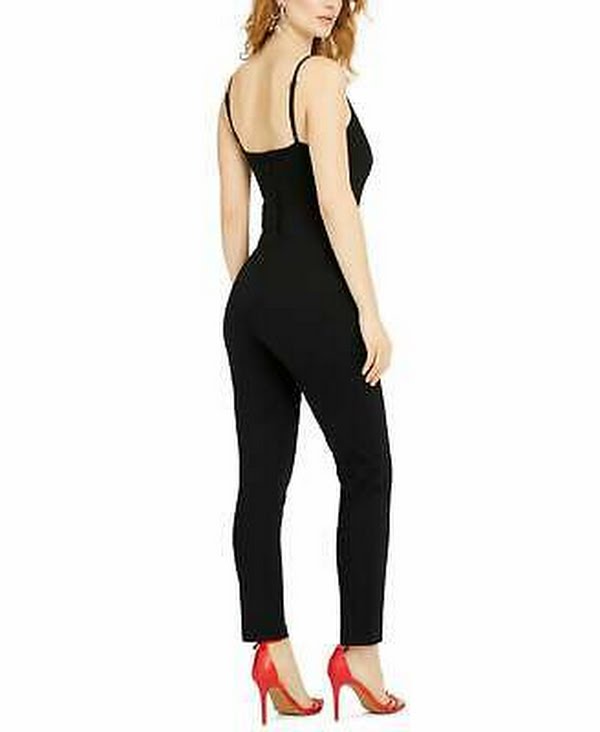 Guess Womens  Eco Emma Sleeveless Jumpsuit, Size Small