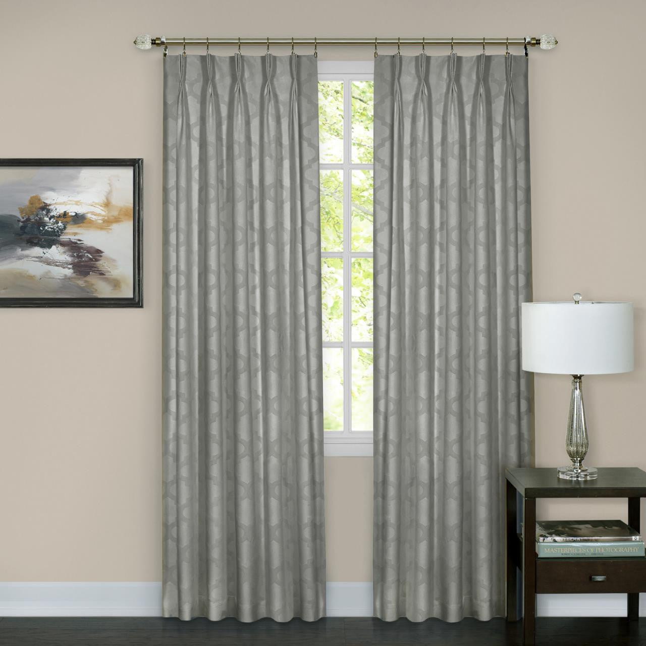 Windsor Pinch Pleat Window Curtain Panel