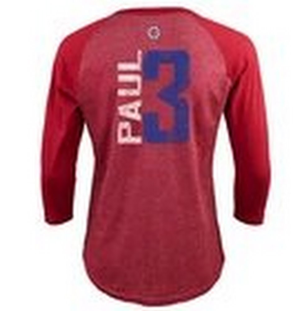 Majestic Athletic NBA Clippers Mens Premium Triblend Tee, Size Large