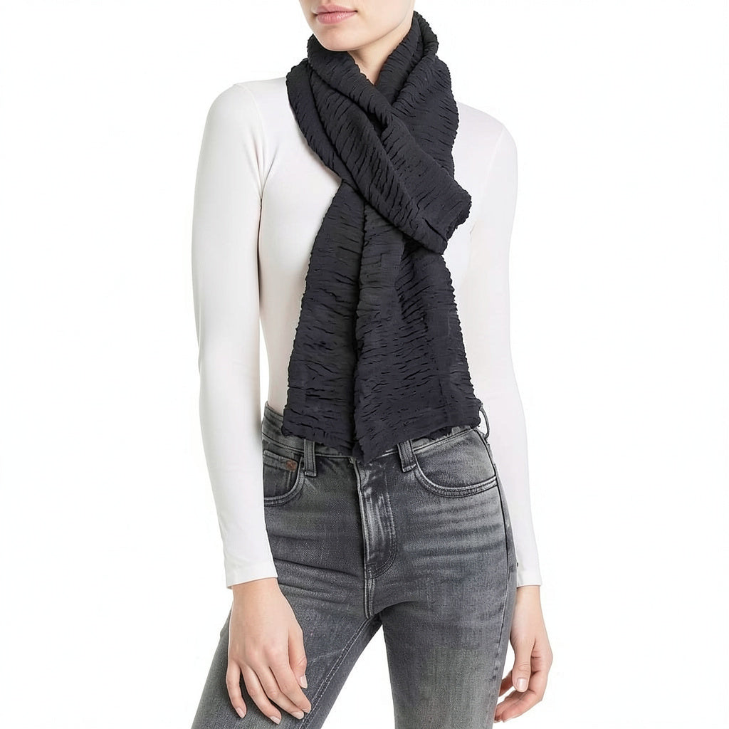 Echo Plisse Oblong Scarf
