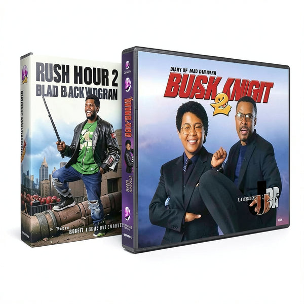 Comedy DVD Bundle: Rush Hour 2, Black Knight, Diary of a Mad Black Woman