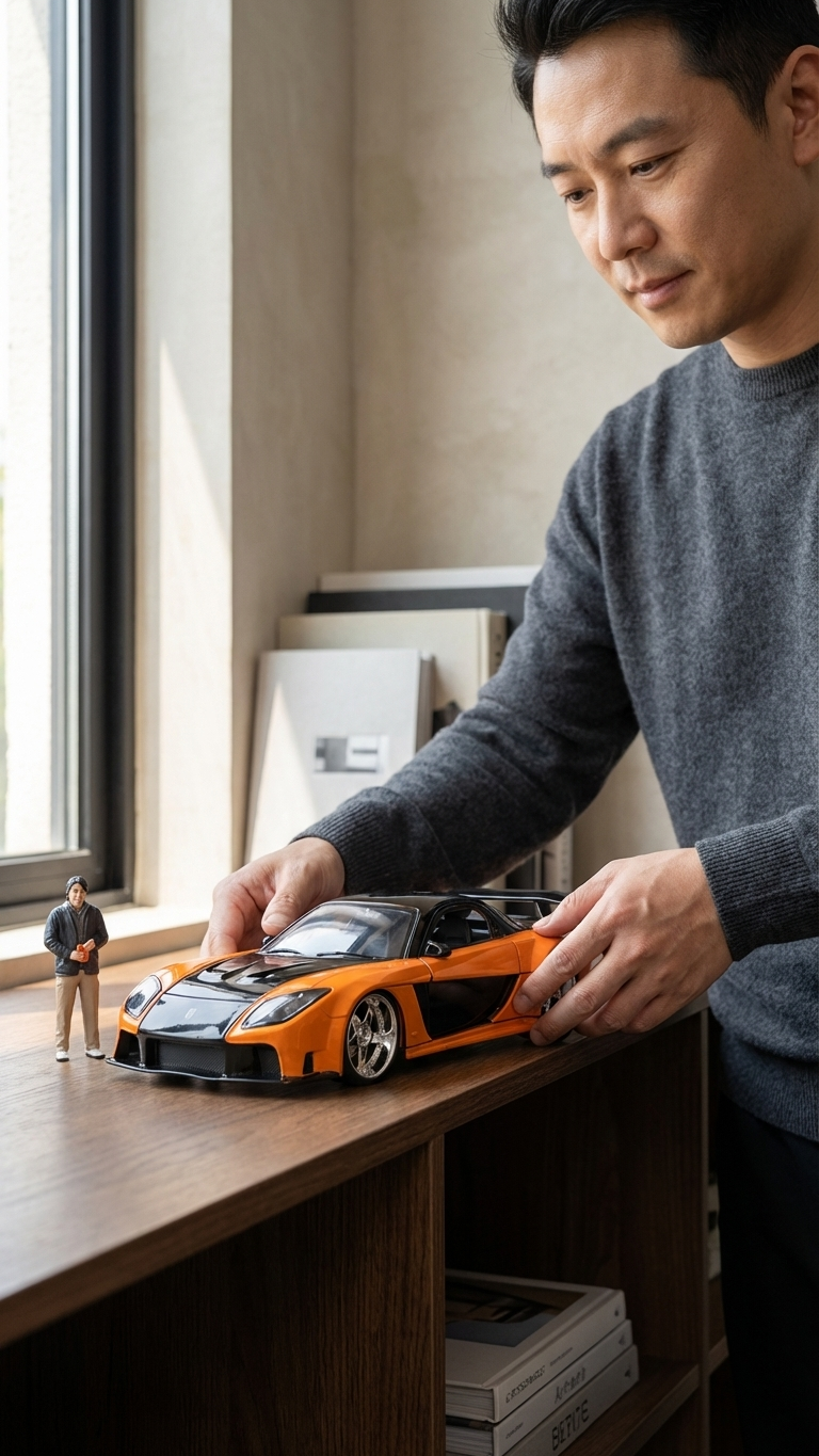 1995 Mazda RX-7 Widebody RHD Orange