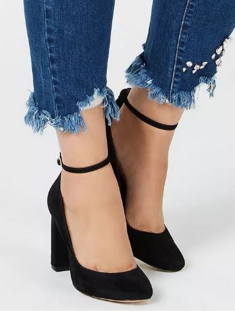 I.N.C. Plus Size Embellished Distressed Skinny Jeans, Size 24W