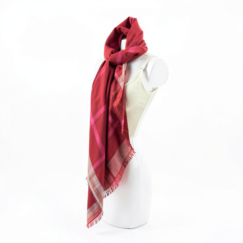 Echo Square Scarf Echo Scarf, Red