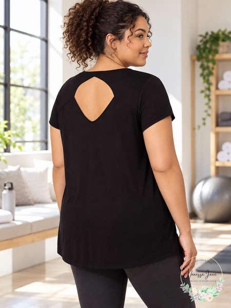 Ideology Women's Cutout-Back T-Shirt — lifestyle candidate