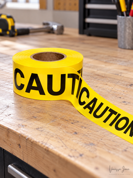 Swanson Yellow Barricade Tape 1000 ft — lifestyle candidate