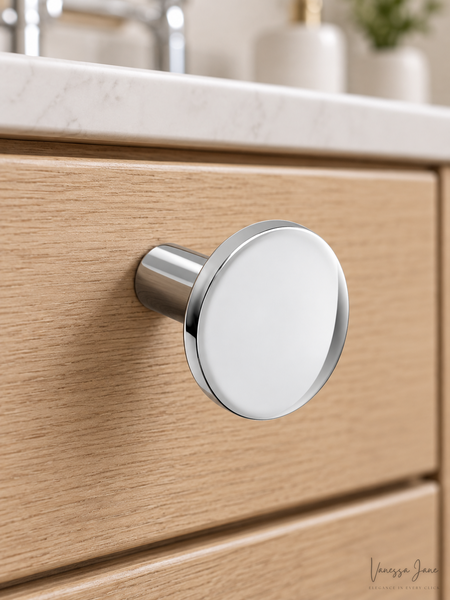 Kohler K-14484-CP Purist/Stillness Cabinet Knob Polished Chrome — lifestyle candidate