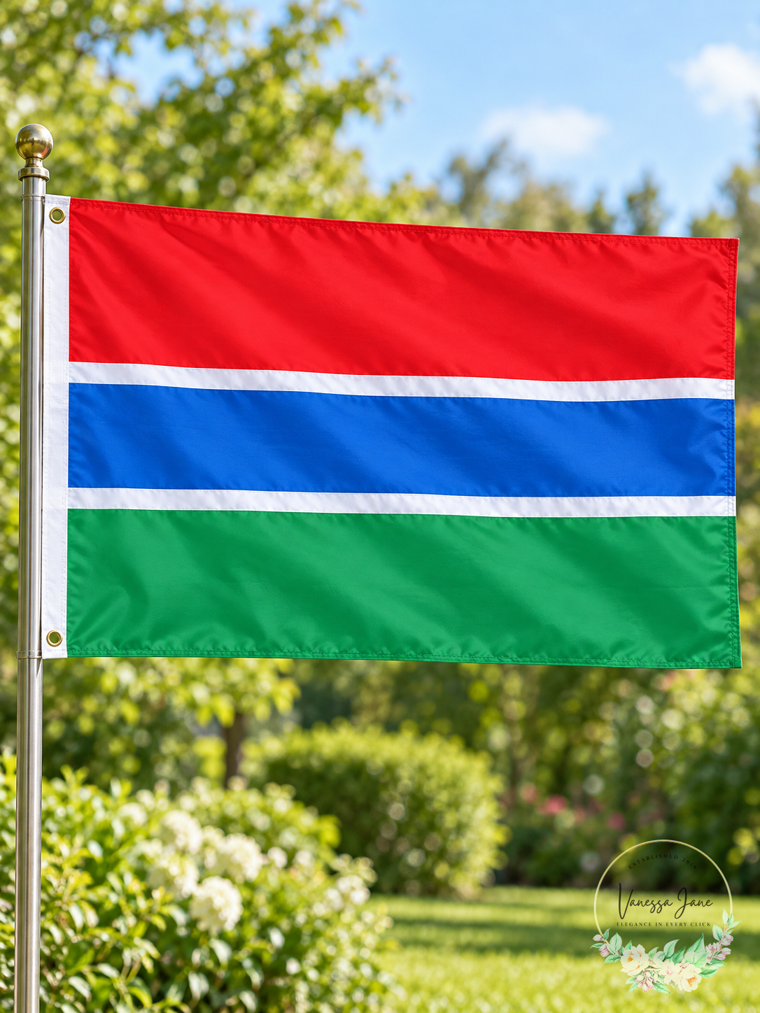 ALLIED Flag Outdoor Nylon Gambia United Nation Flag, 4 by 6-Feet — lifestyle candidate