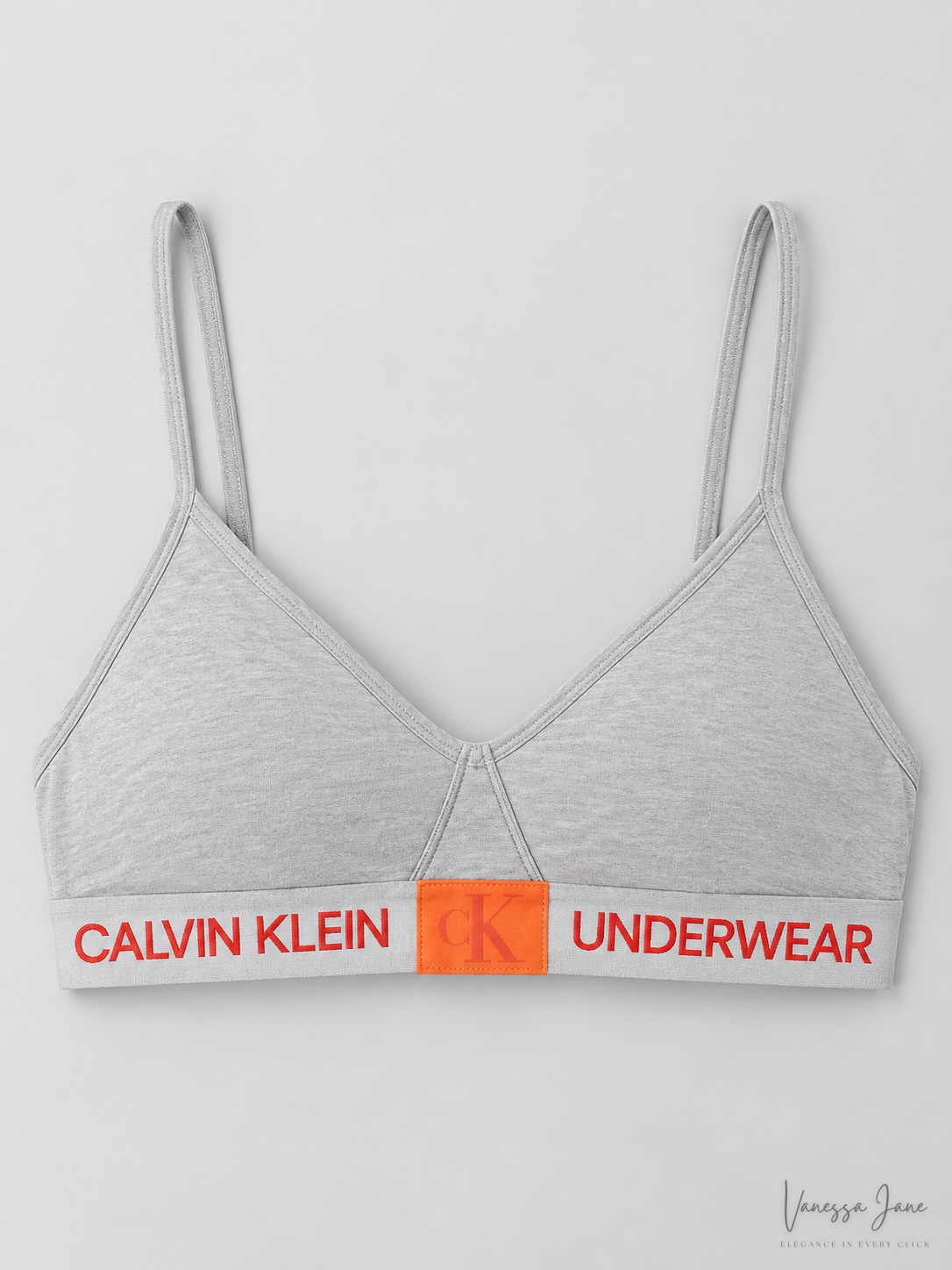 Calvin Klein Womens Monogram Unlined Triangle Bralette — product only candidate