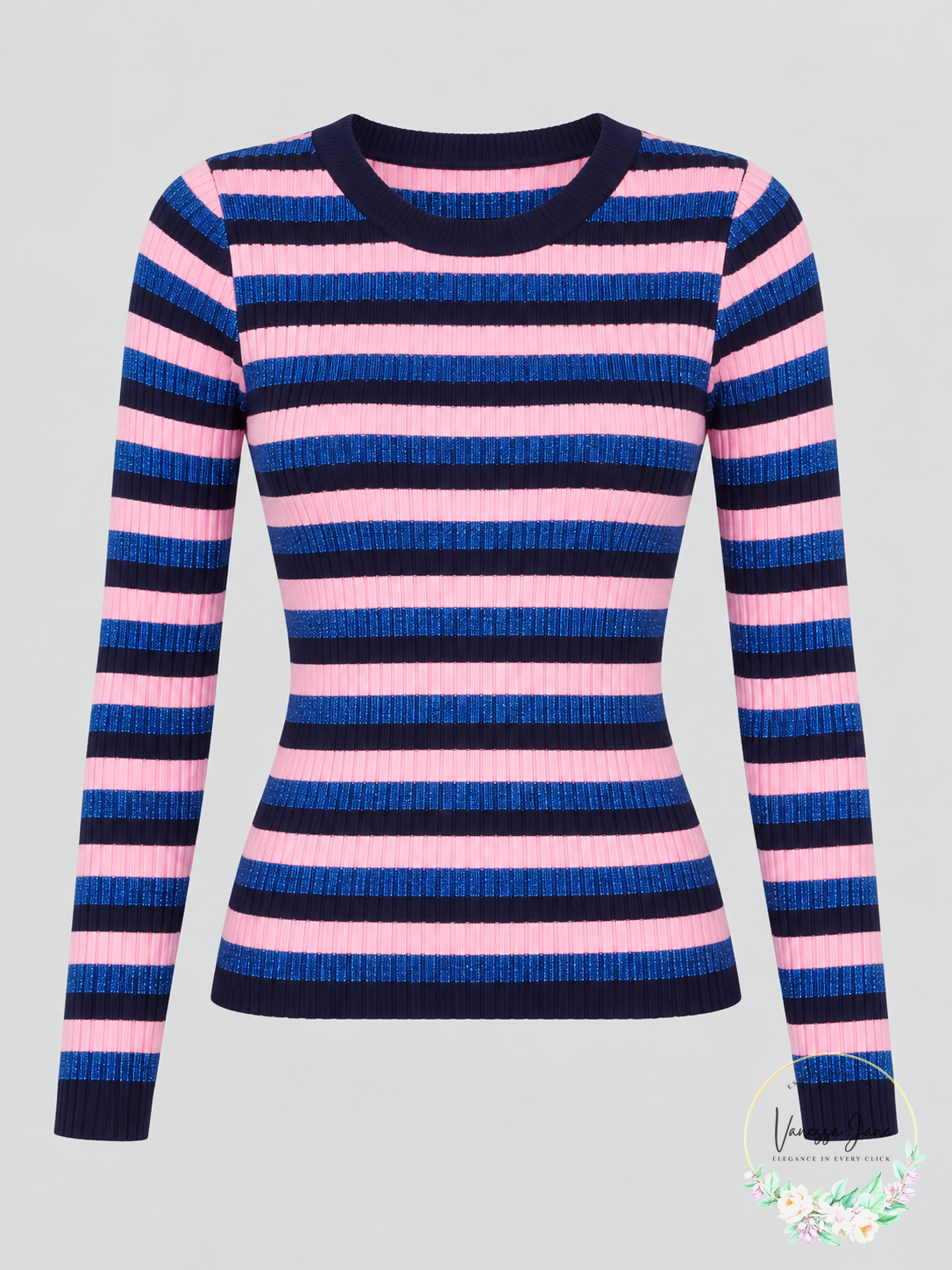 Hooked up by Iot Juniors Shine Striped Rib-Knit Sweater — product only candidate