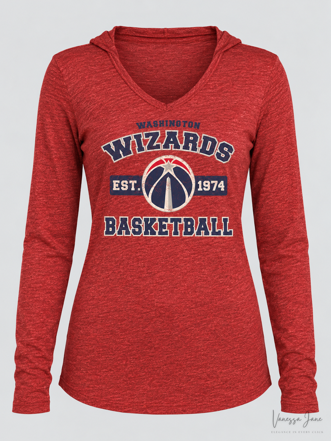 Majestic Athletic NBA Washington Wizards Womens Premium Triblend ,Size Medium — product only candidate