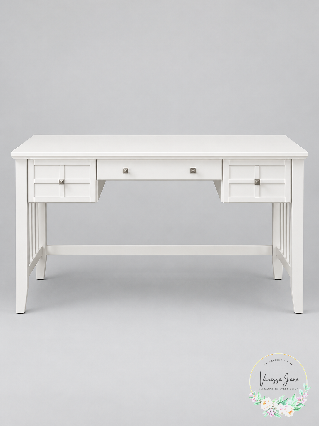 Crosley Adler  Elegant Computer Desk in White Finish (CF6508-WH) — product only candidate