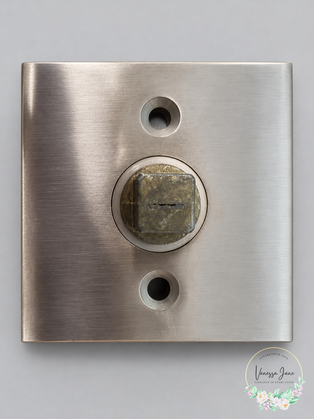 Emtek Dummy Square Rosette Replacement Plate — product only candidate