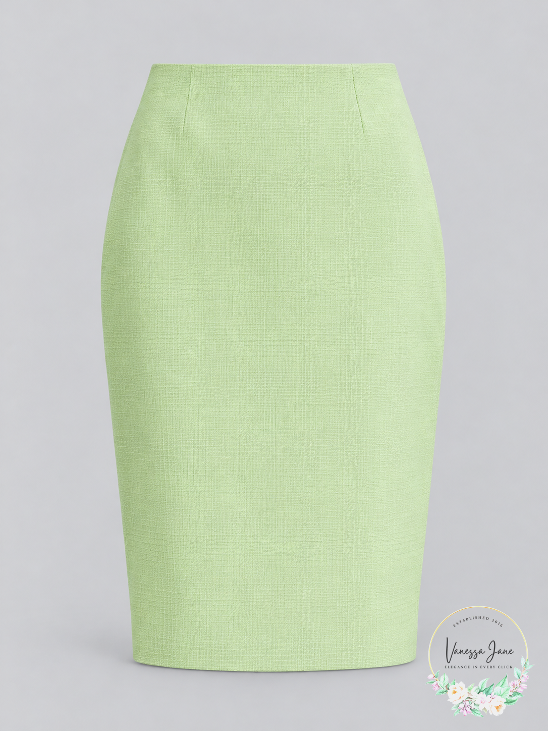 Kasper Celery Womens Textured Pencil Mini Skirt, Us 8 — product only candidate