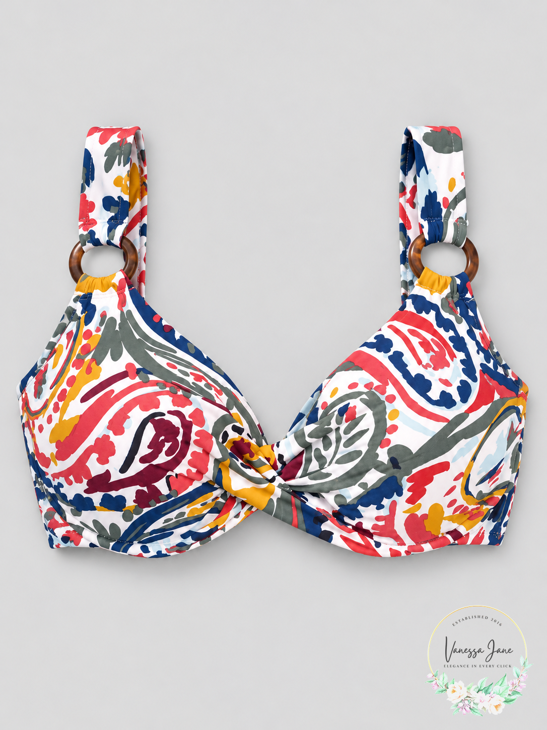 Anne Cole – Underwire Twist Front Bikini Swim Top — product only candidate