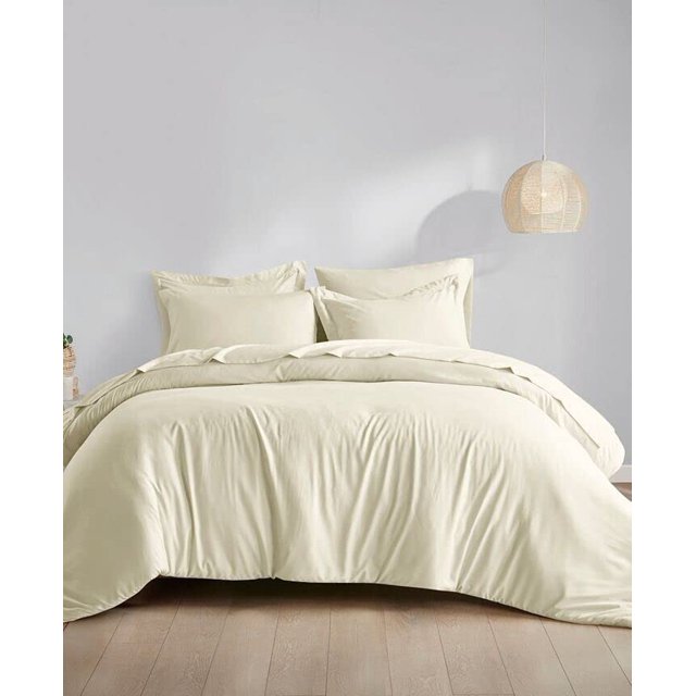 Oeko-Tex Clean Spaces 5-PC. Twin Comforter Set Bedding: Twin/Bone White