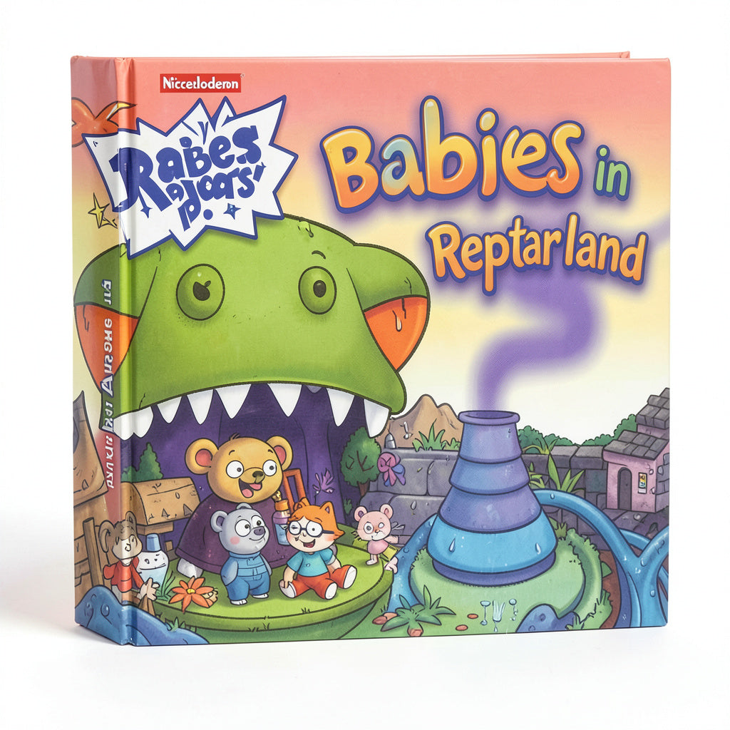 Nickelodeon Rugrats “Babies in Reptarland” Picture Book