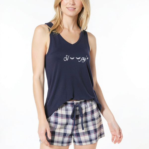 Jenni by Jennifer Moore Knit Pajama Tank Top, Size M