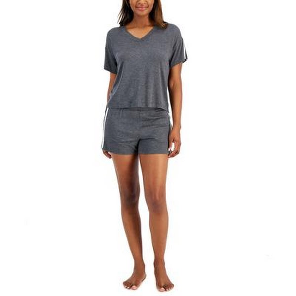 Alfani V-Neck and Shorts 2-Pc. Set