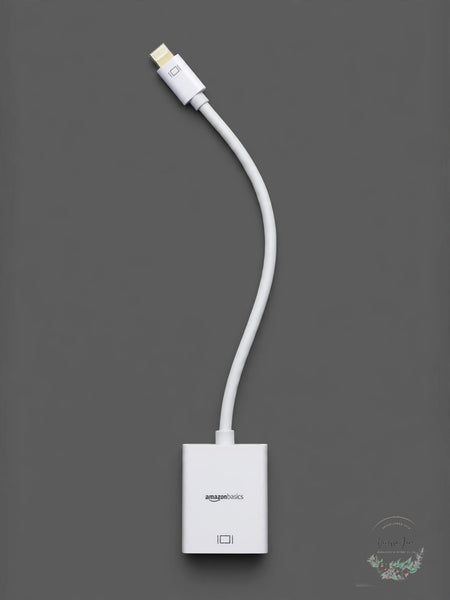 Amazon Basics Mini DisplayPort Adapter Cable White