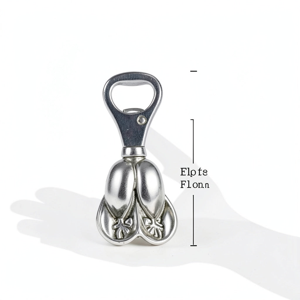 Thirstystone Bottle Opener, Flip Flops, Silver
