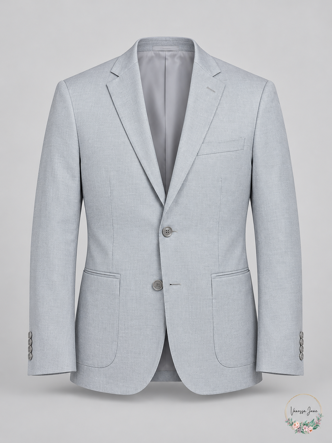 Calvin Klein light gray jacket stock view