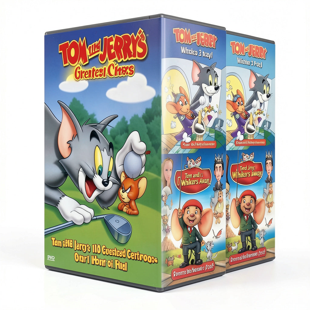 Family DVD 3 Pack, the Tale of Devereaux, Tom and Jerry: Whiskers Away!, Tom