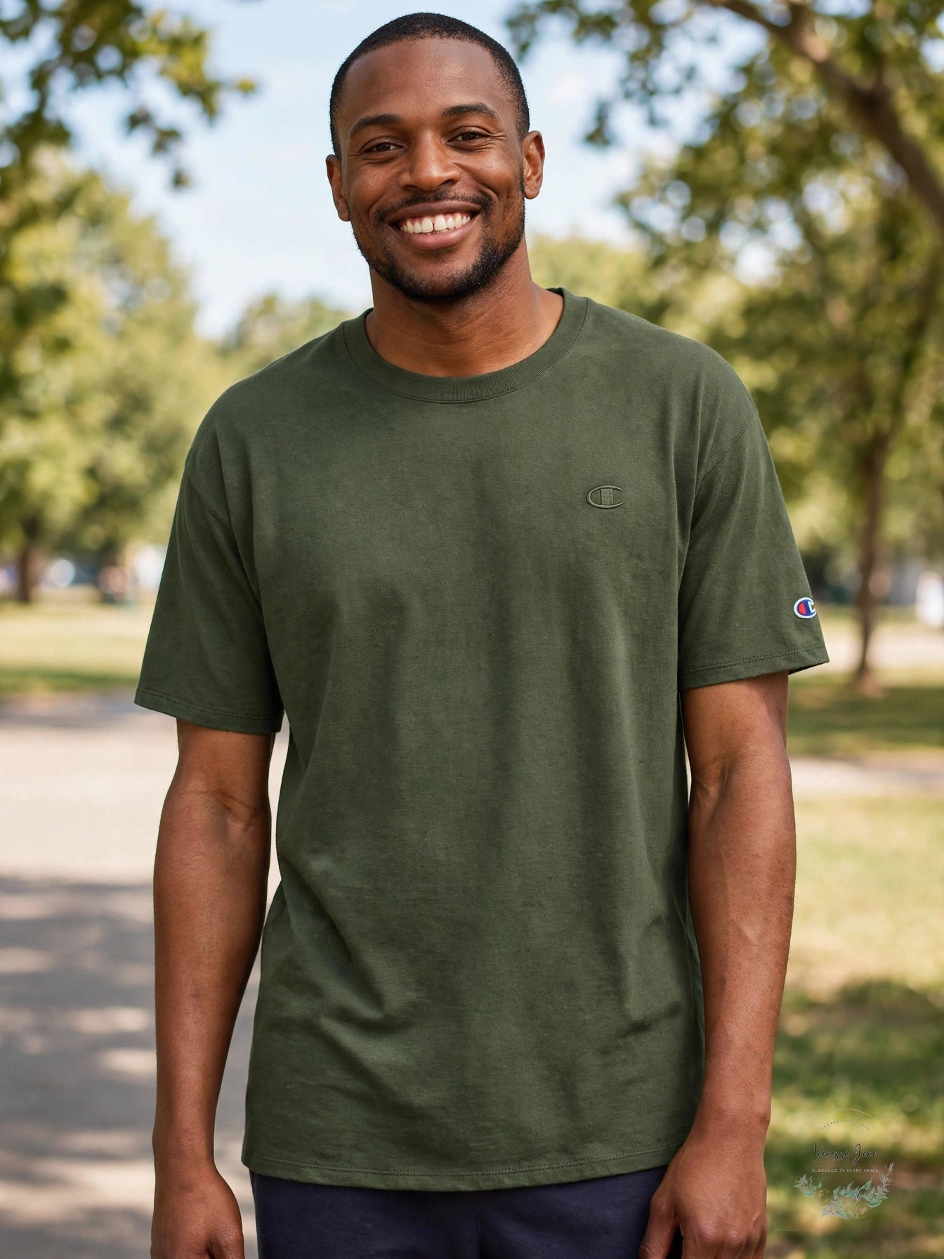 Champion Men’s Cotton Jersey T-Shirt, Size Small