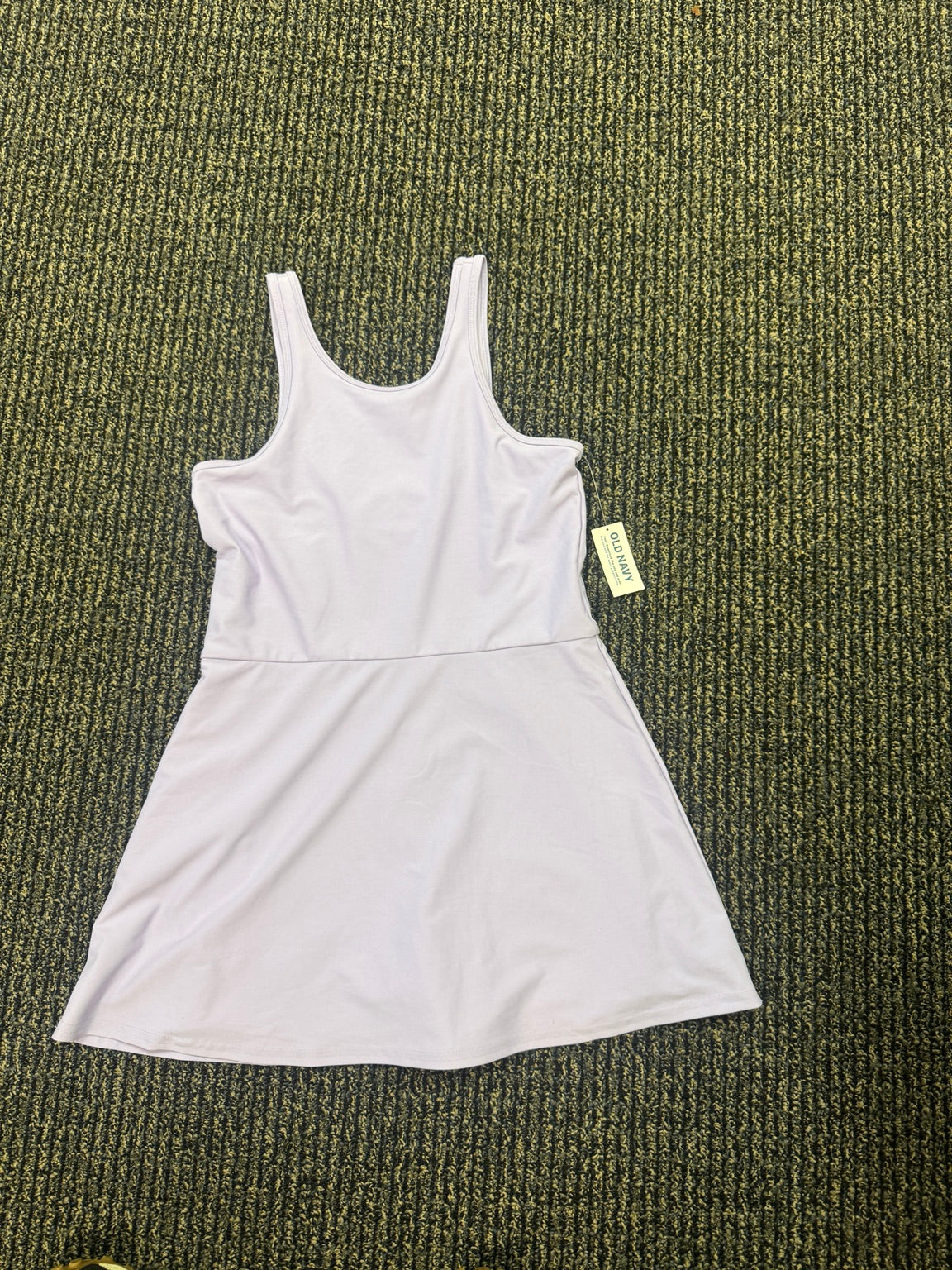 PowerSoft Girls Sleeveless Ribbed Athletic Dress, Size 14–16