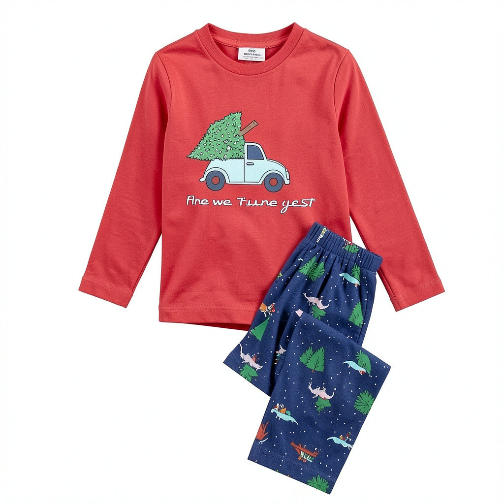 Family Pajamas Matching Are We There Yet Pajama Set, Size 2-3 Toddler