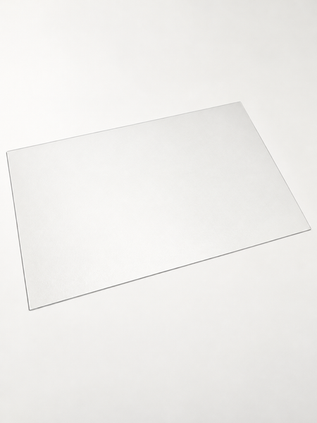 Office Desk Mat Clear Textured –20 x 36 Inch Plastic Computer Pad for Desk