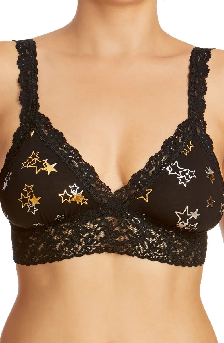 Hanky Panky Star Trix Crossover Bralette, Small