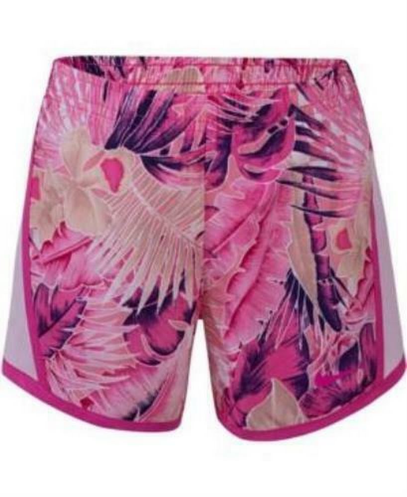 Nike Girls Fractal Floral Tempo Shorts Toddler, Size 4/XS