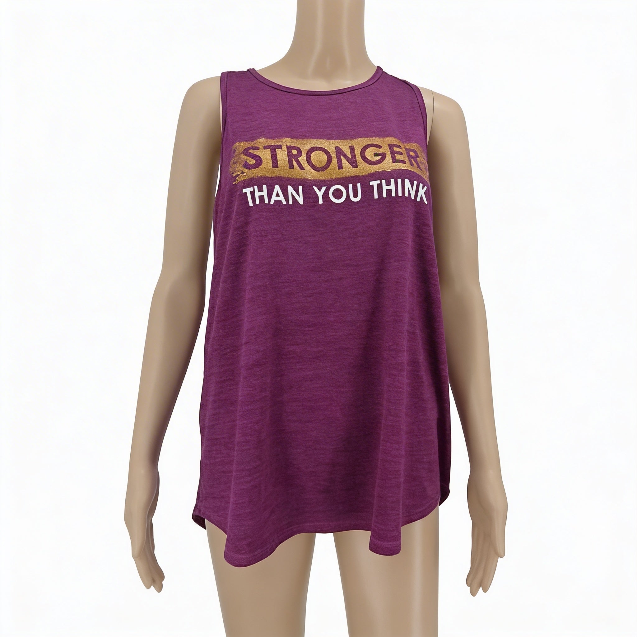 TEK GEAR Womens Sleeveless Tank Top Shirt DRYTEK Racerback Purple Pink Sz L