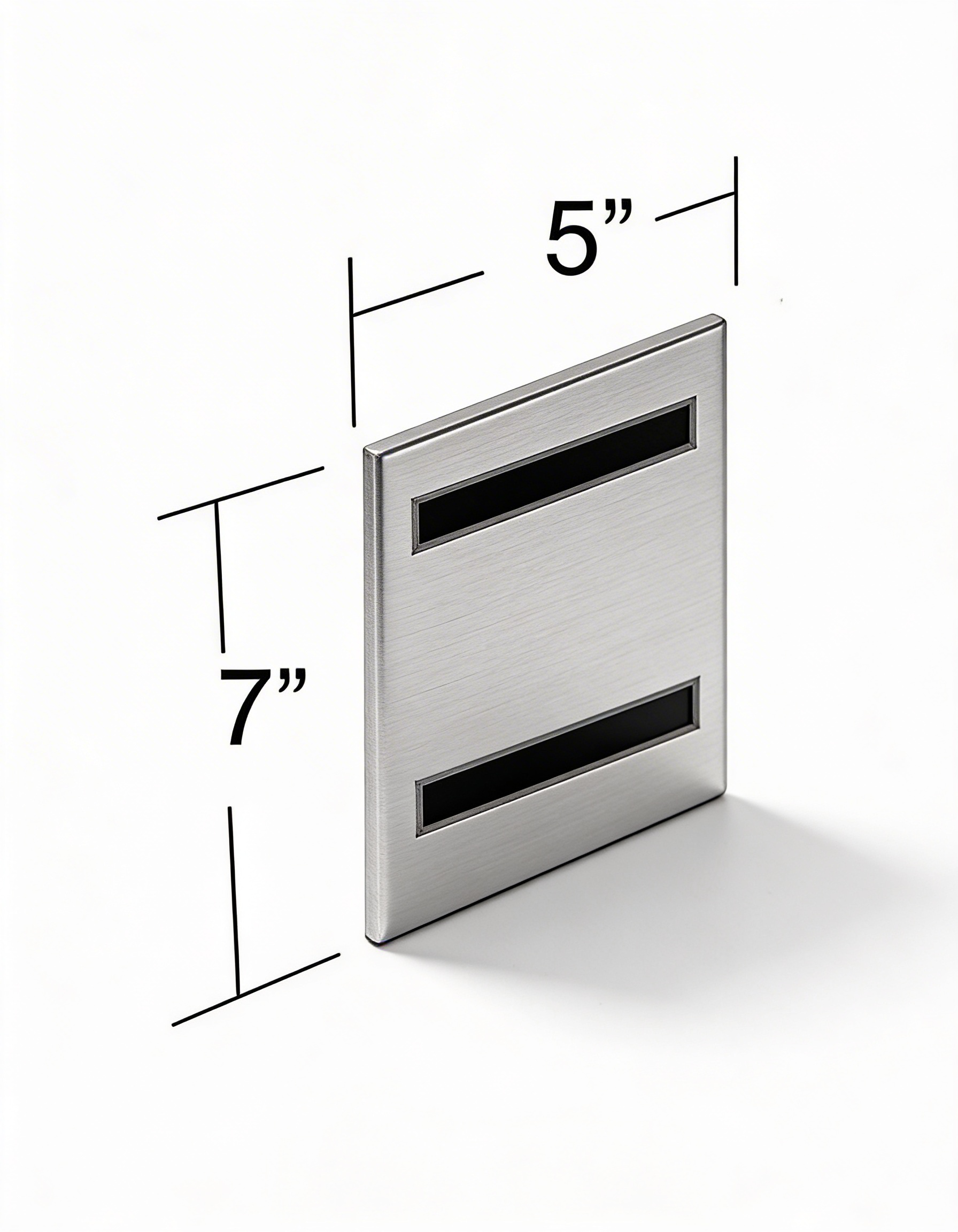 10 - Frames Azar Displays 129927 5 x 7 Vertical U-Frame with Magnetic Strips