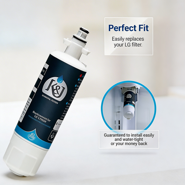 k&j Refrigerator Water Filter Comparable Replacements for LT700P, Kenmore