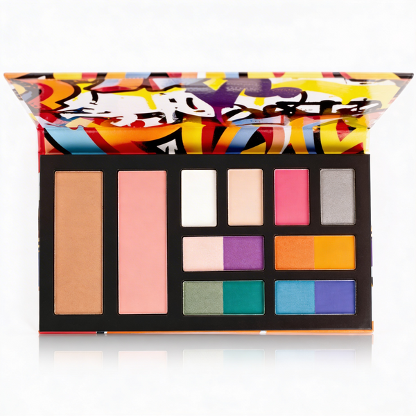 COLOR RIOT Eyeshadow and Face Palette Makeup Eyeshadow Blush Bronzer