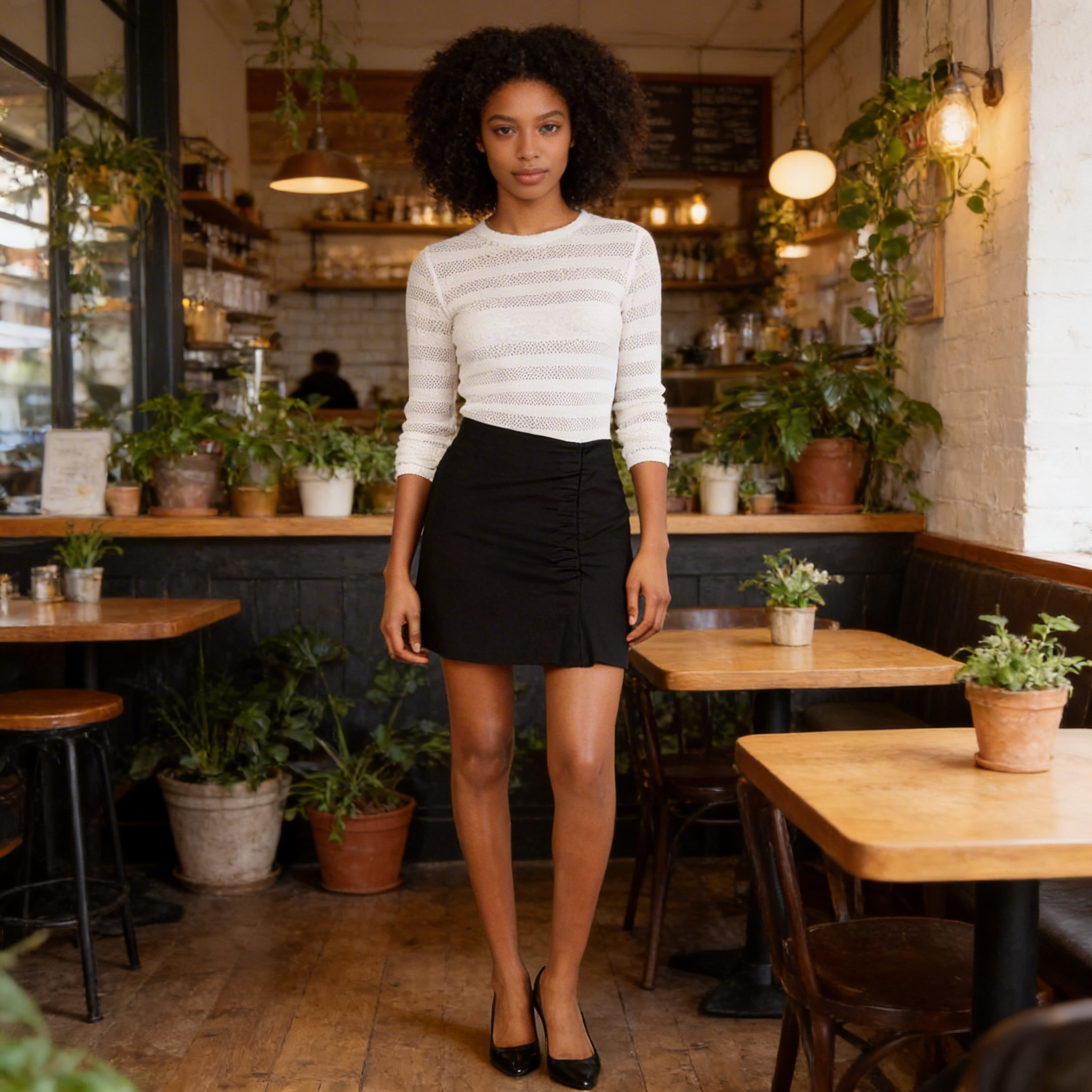 1.state Ruched-Front Mini Skirt, Size 12