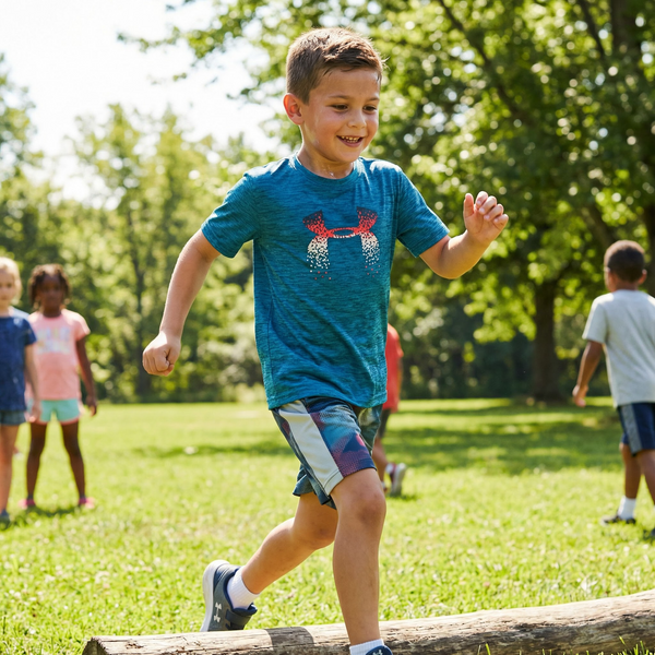 Under Armour Little Boys Pixel Fade Twist Quick-Dry  T-Shirt, Size 4