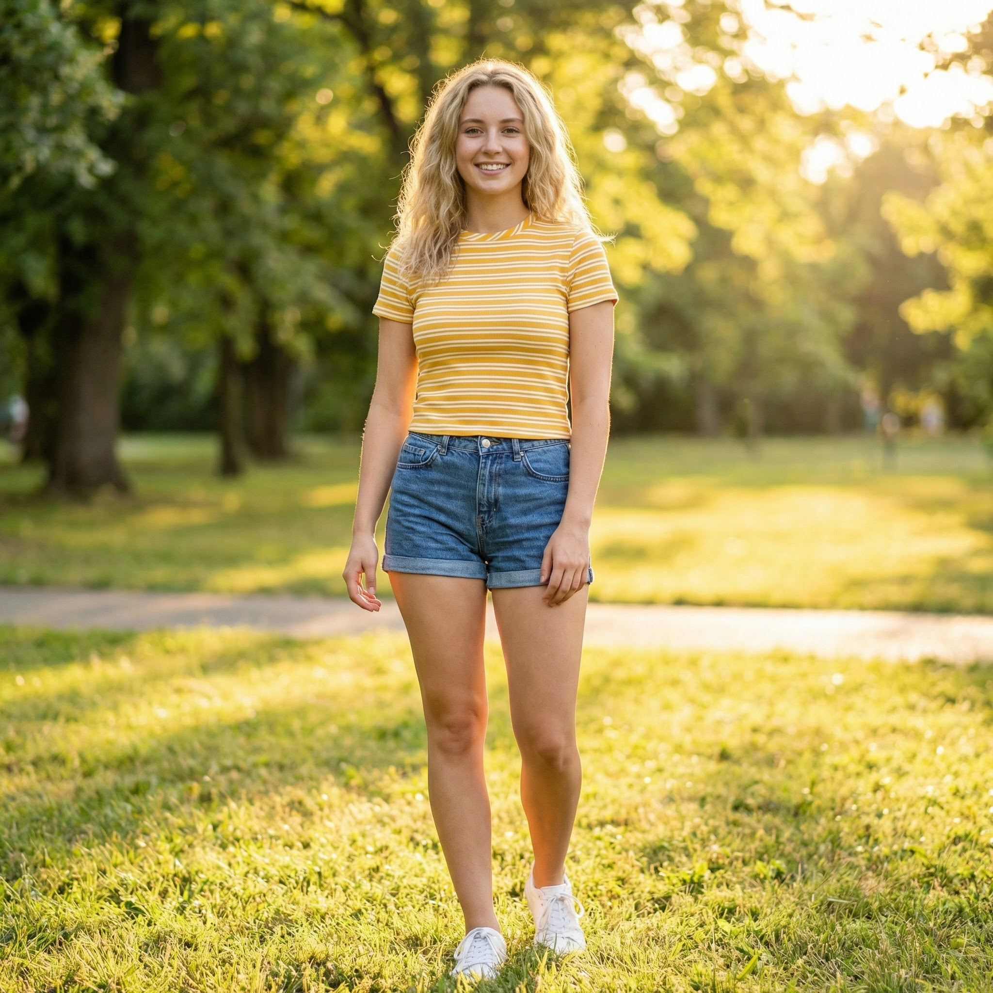 Ultra Flirt Women's Striped T-Shirt, Size XS