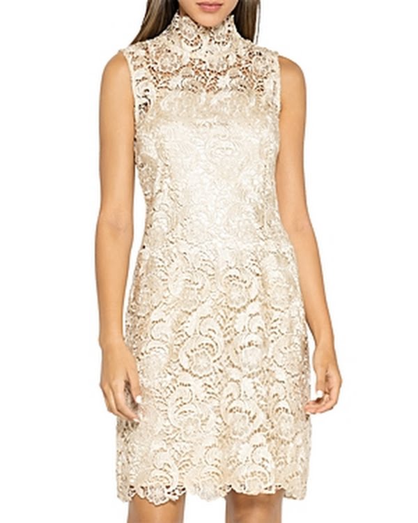 Gracia Womens Lace Cocktail Sheath Dress