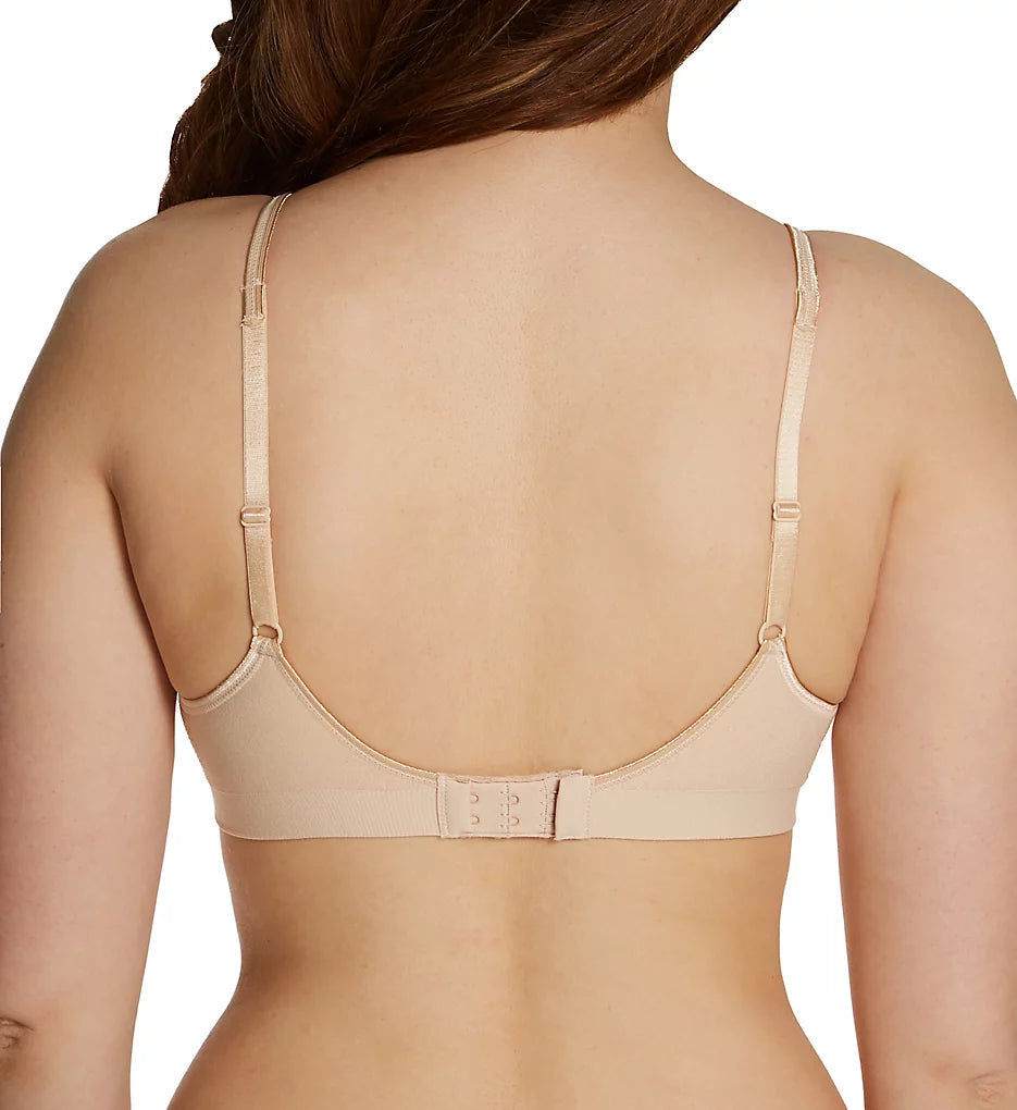 Hanes Womens Ultimate Comfy Support 2 Ply Wirefree Bra in Beige (HU11) | Size S