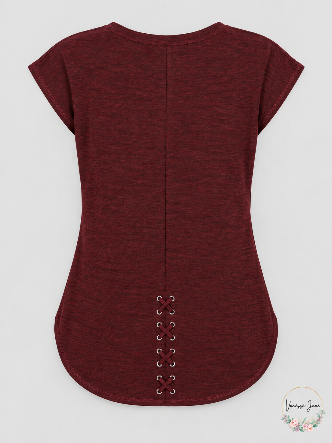 Ideology Vintage Wine dark burgundy M stock back view