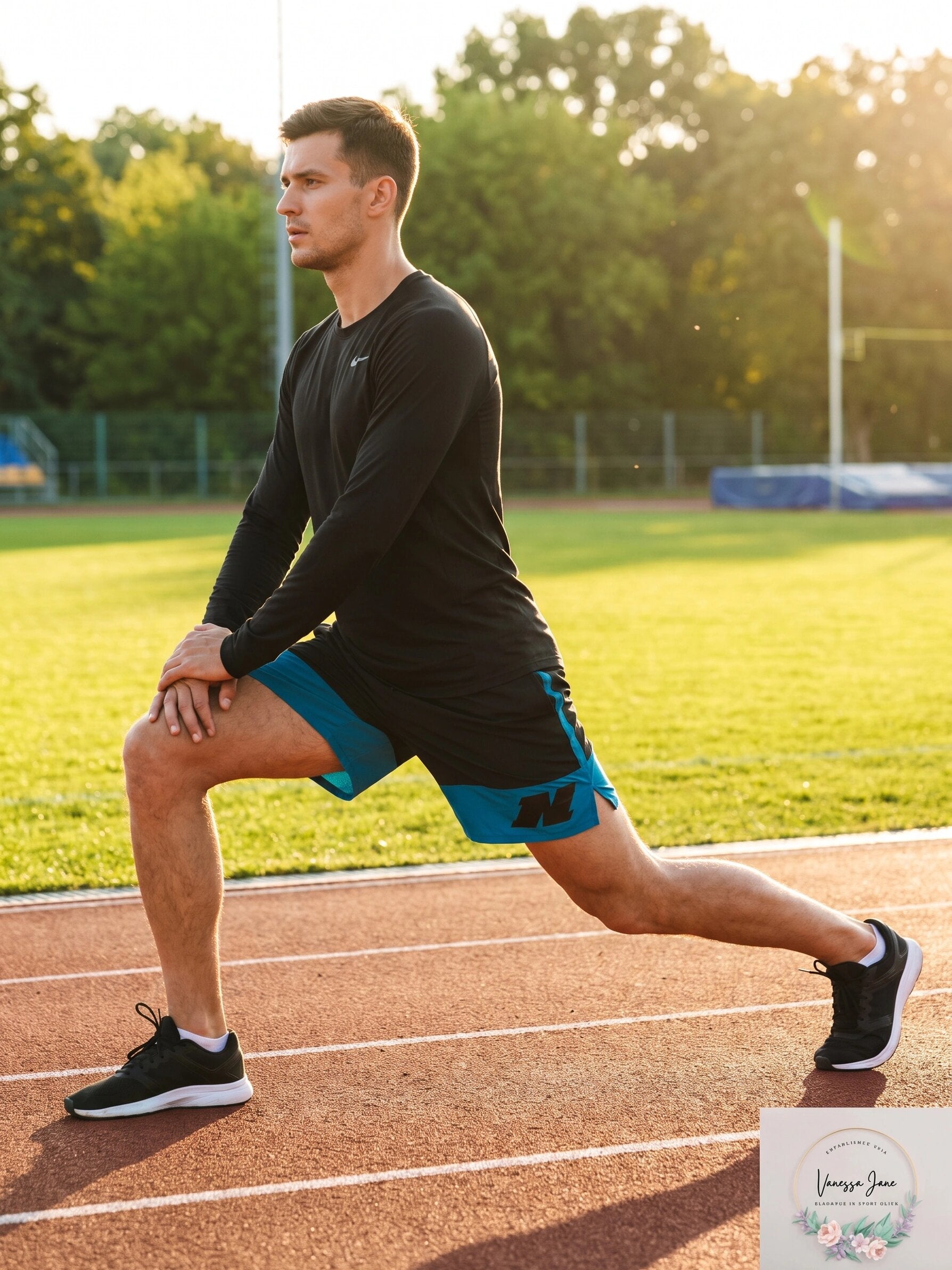 Nike Mens Clash Black Lined Stretch Logo Graphic Classic Fit Wicking Shorts